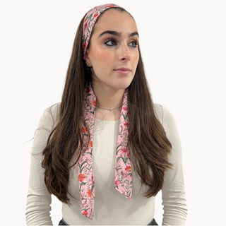 Pink Poppy Ready-Tied Headband