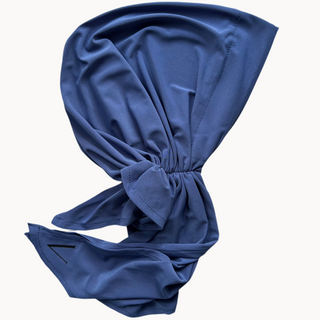 Dusty Blue Sport Pre-Tied Scarf