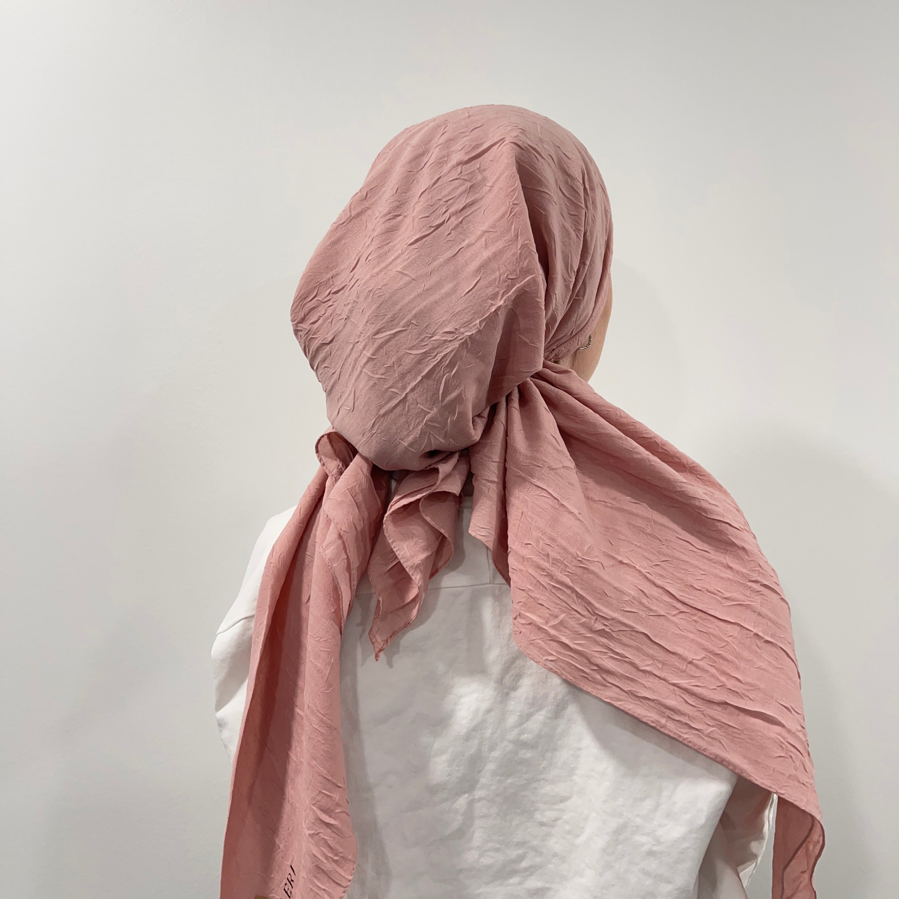 Ballet Pink Bamboo Pre-Tied Scarf
