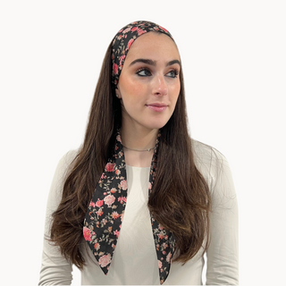 Peony Dreamscape Ready-Tied Headband