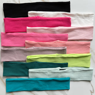 Basic Ribbed Skinny Headband