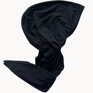 Black Sport Pre-Tied Scarf
