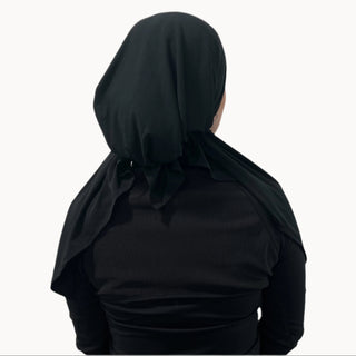 Black Sport Pre-Tied Scarf