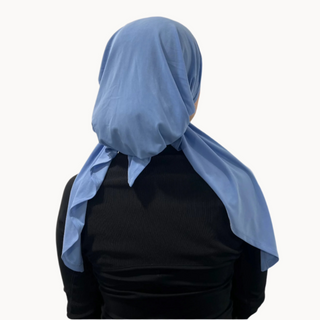 Sky Blue Sport Pre-Tied Scarf