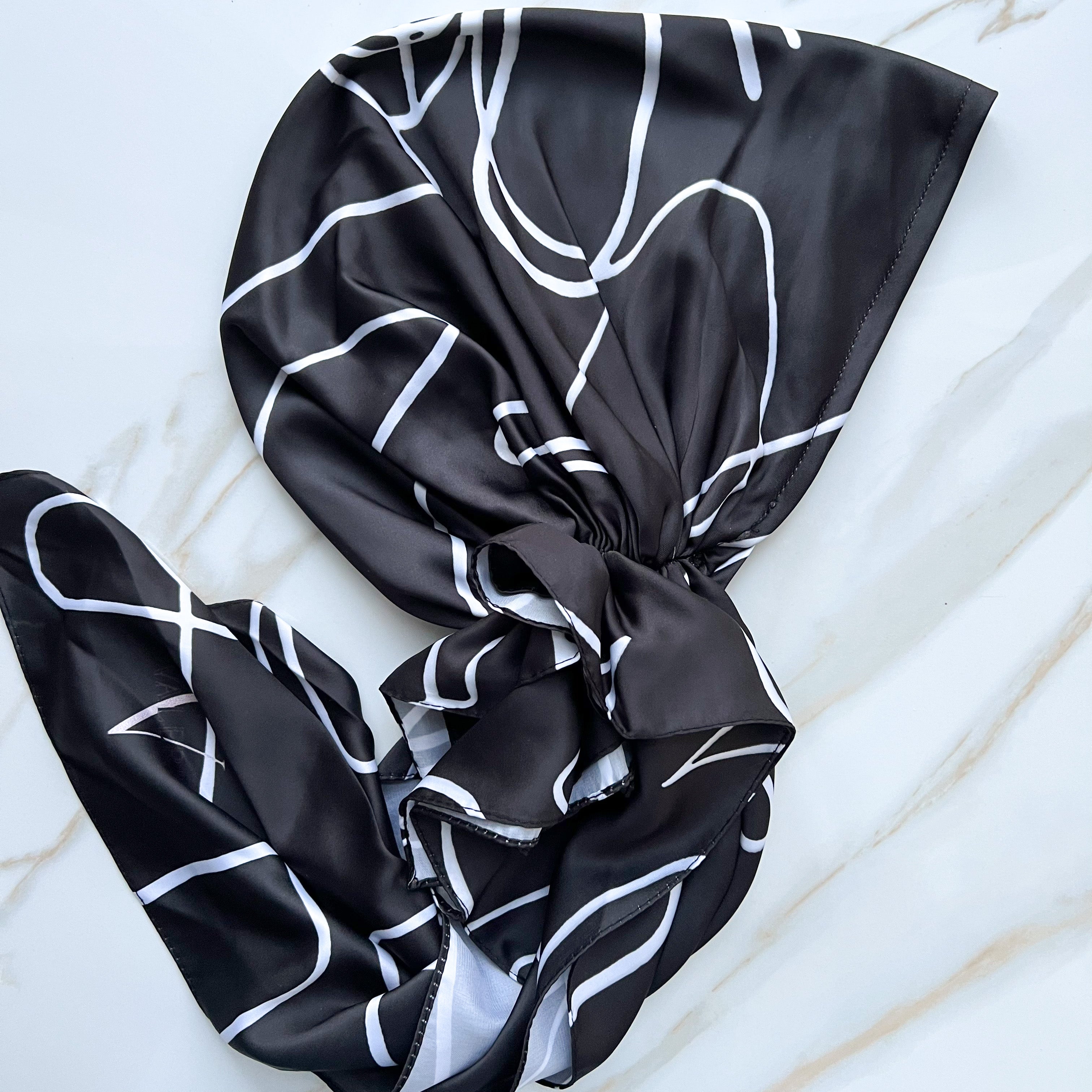 Ella 2.0 Satin Pre-Tied Scarf