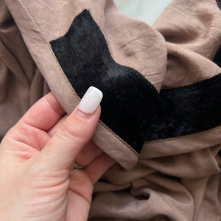 Brown Cotton 2.0 Triangle Scarf