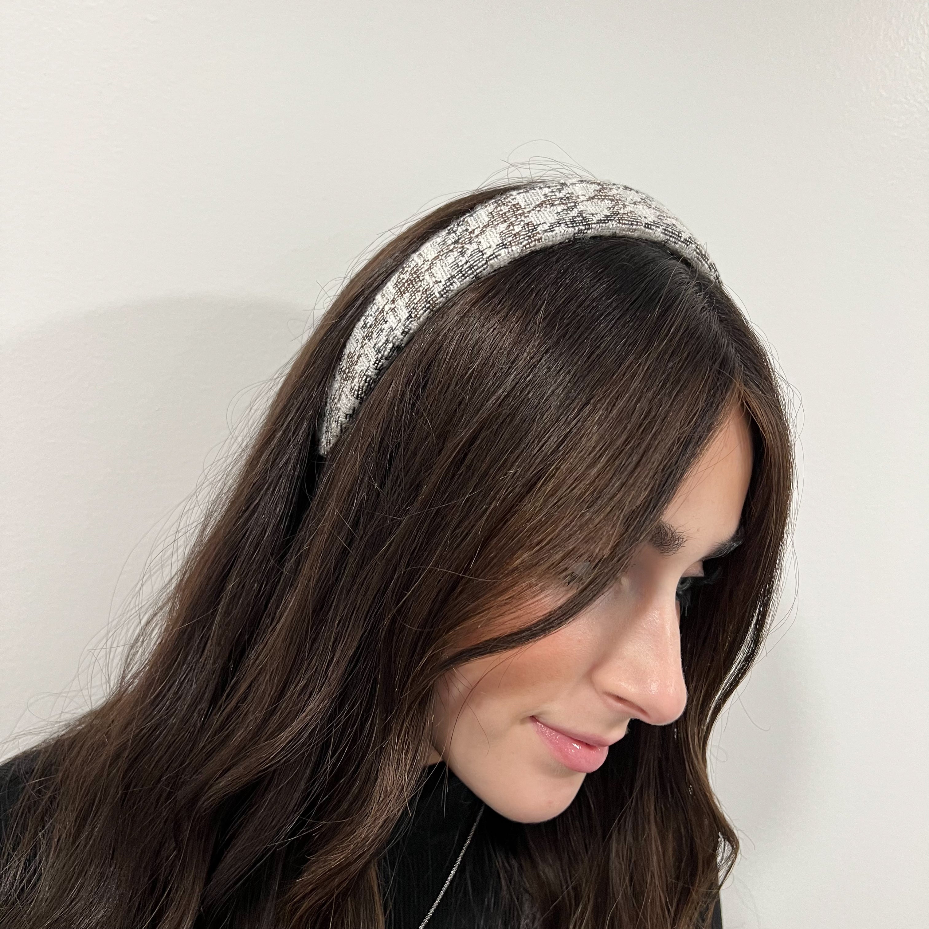 Anna Houndstooth Headband
