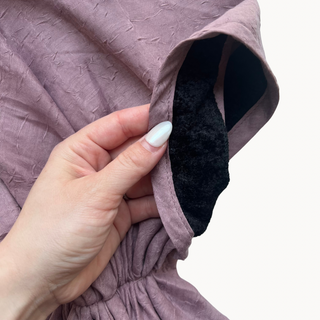Dusty Purple Bamboo Crepe Pre-Tied Scarf