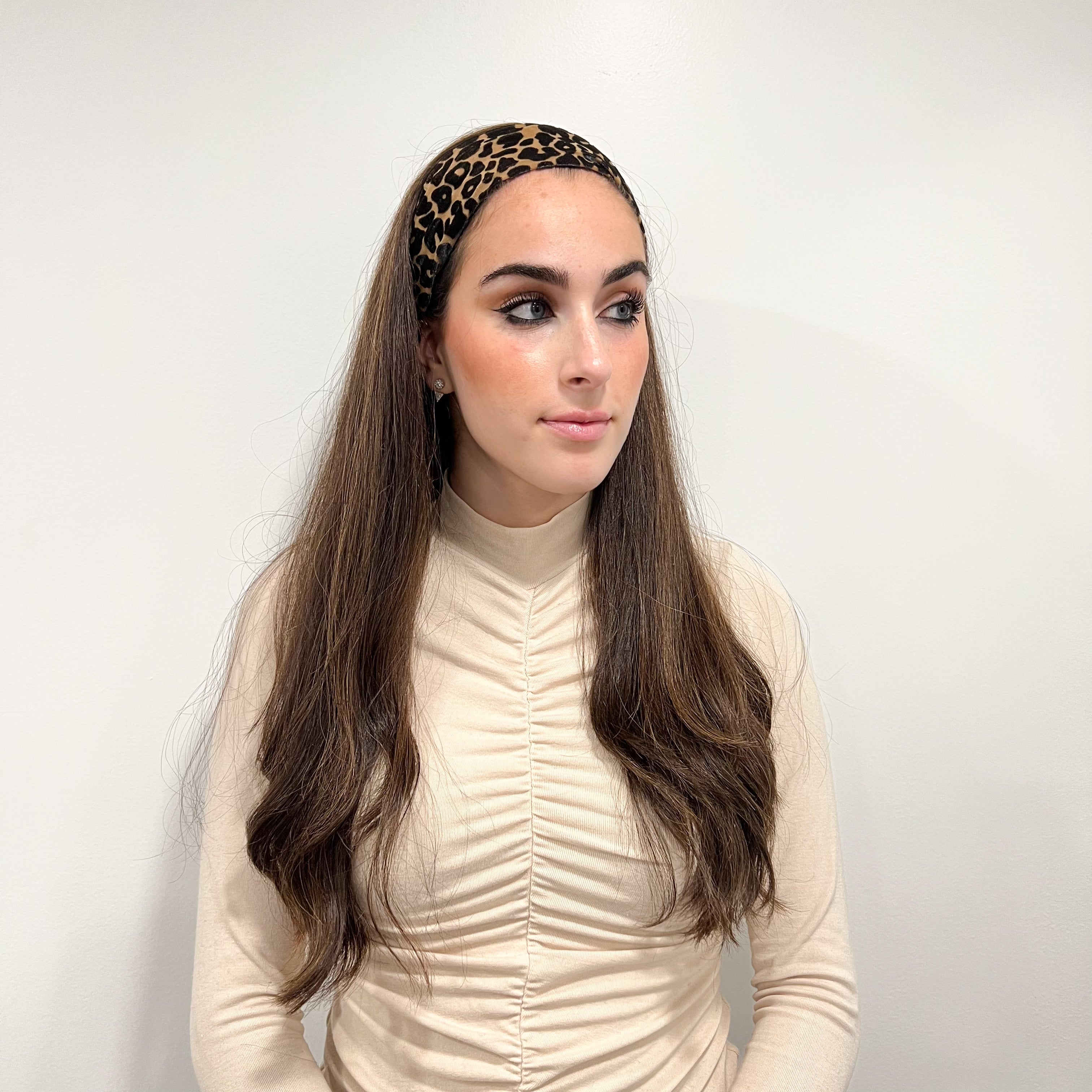 Leopard Velvet Headband - Standard