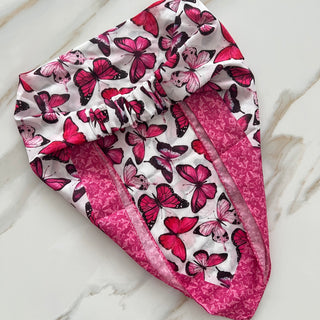 Butterfly Whimsy Ready-Tied Bandana Scarf