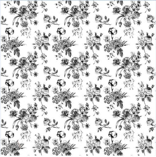 Fleur Noire Square Scarf