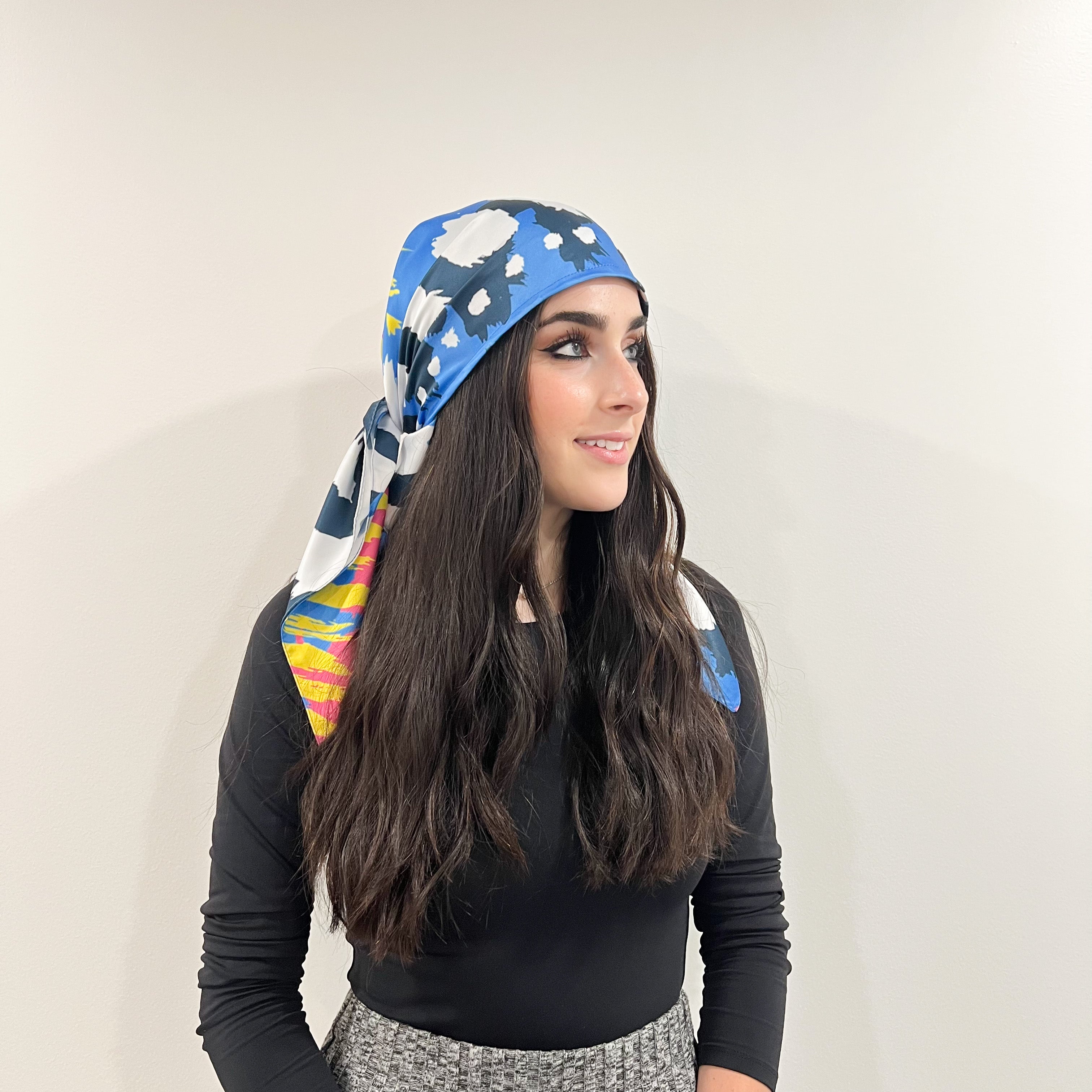 Ibiza Satin Triangle Scarf