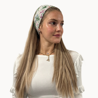 Floral Medallion Crinkle Standard Headband