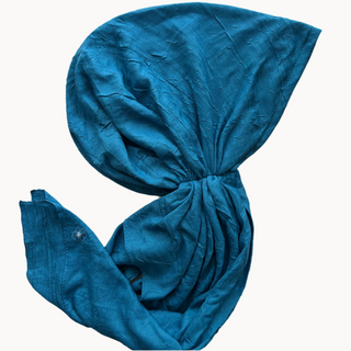 Jade Bamboo Crepe Pre-Tied Scarf