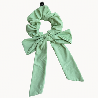 Key Lime Dri Fit Bow Scrunchie