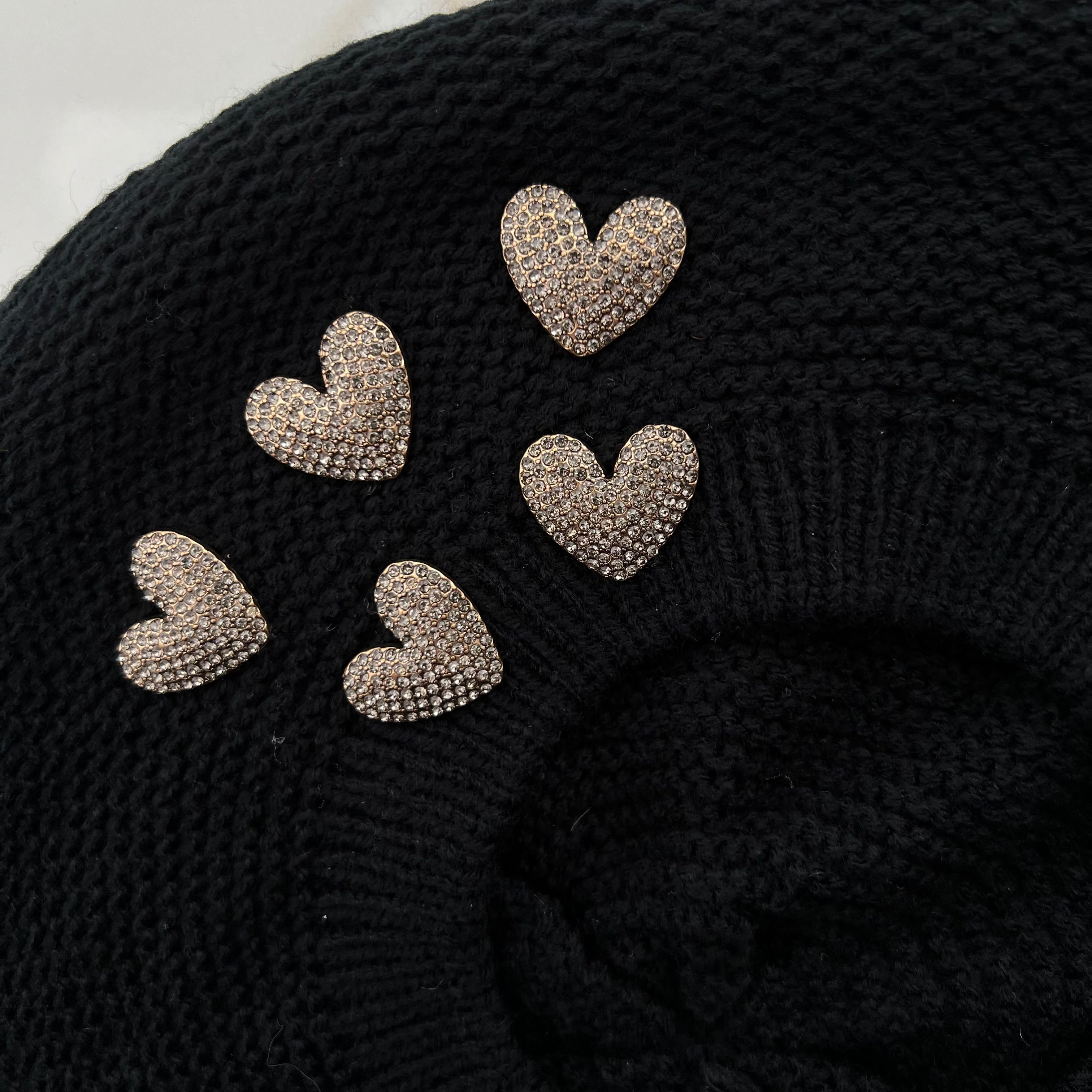 Gold Heart Beret