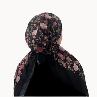 Peony Dreamscape Pre-Tied Scarf