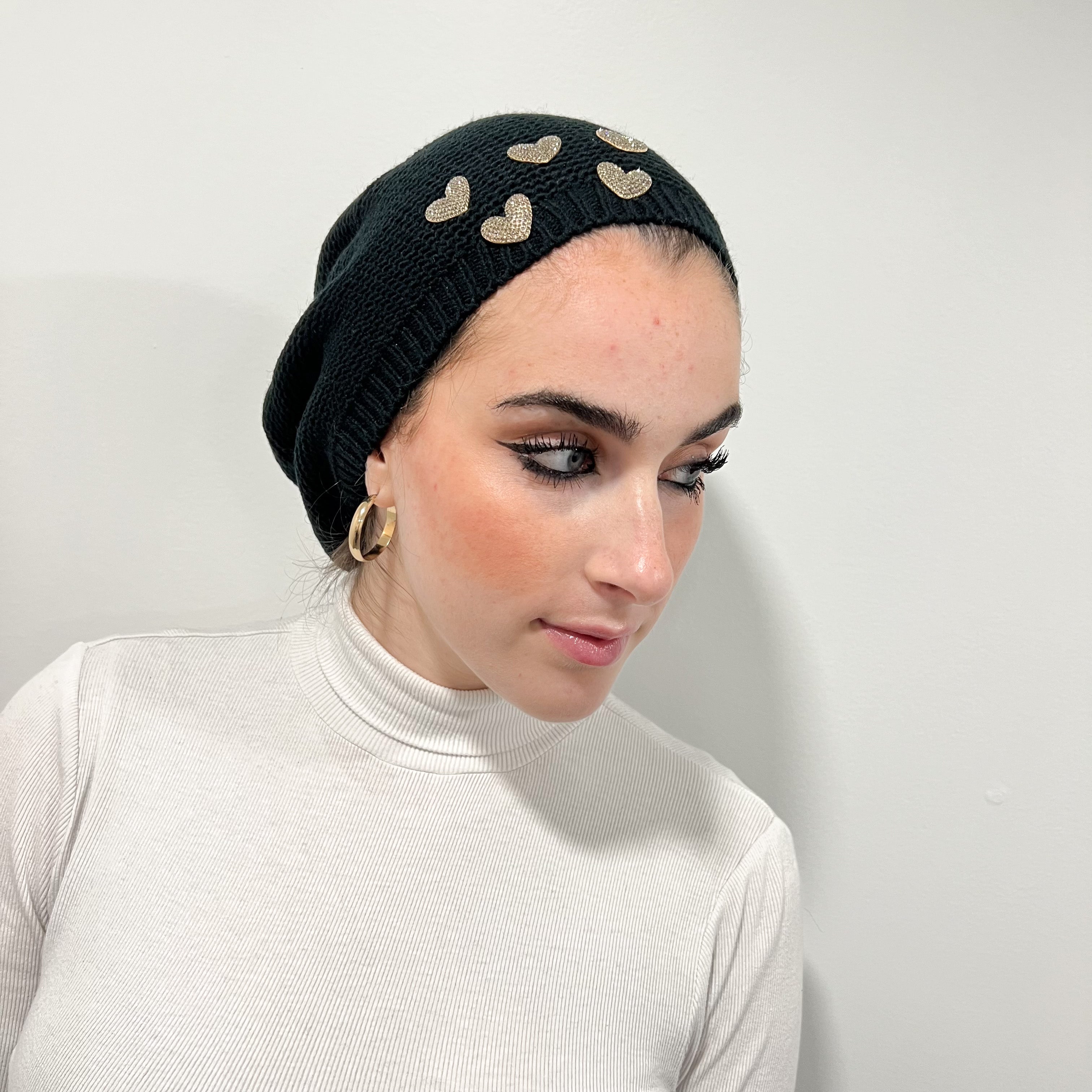 Gold Heart Beret