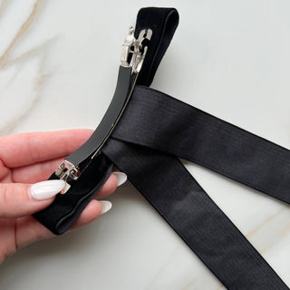 Aurora Pearl Velvet Bow