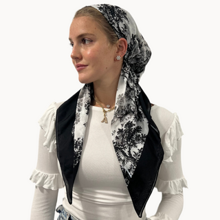 Noir Meadows Pre-Tied Scarf
