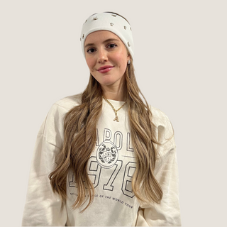 Aurora Pearl Wide Ribbed Headband