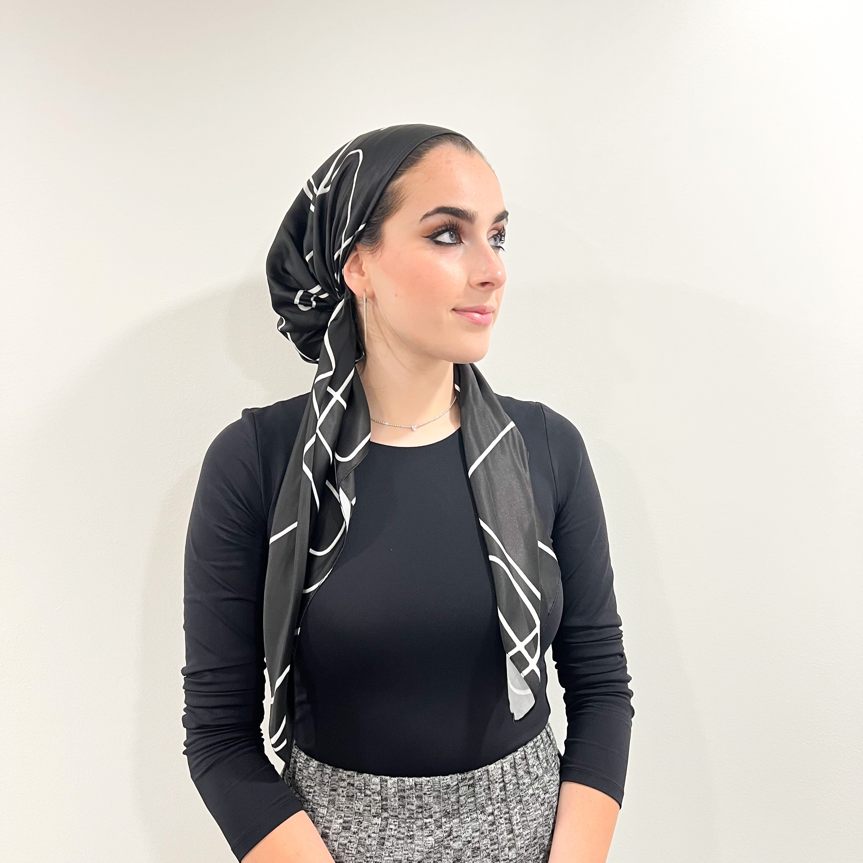 Ella 2.0 Satin Pre-Tied Scarf