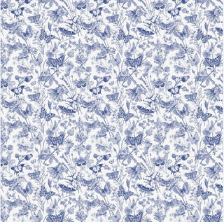 Monarch Toile Light Crinkle Pre-Tied Scarf