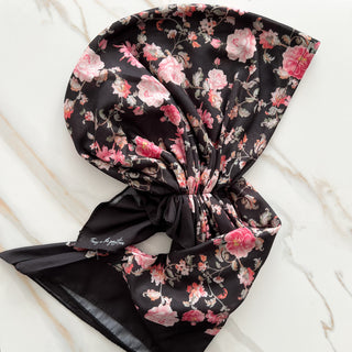 Peony Dreamscape Pre-Tied Scarf