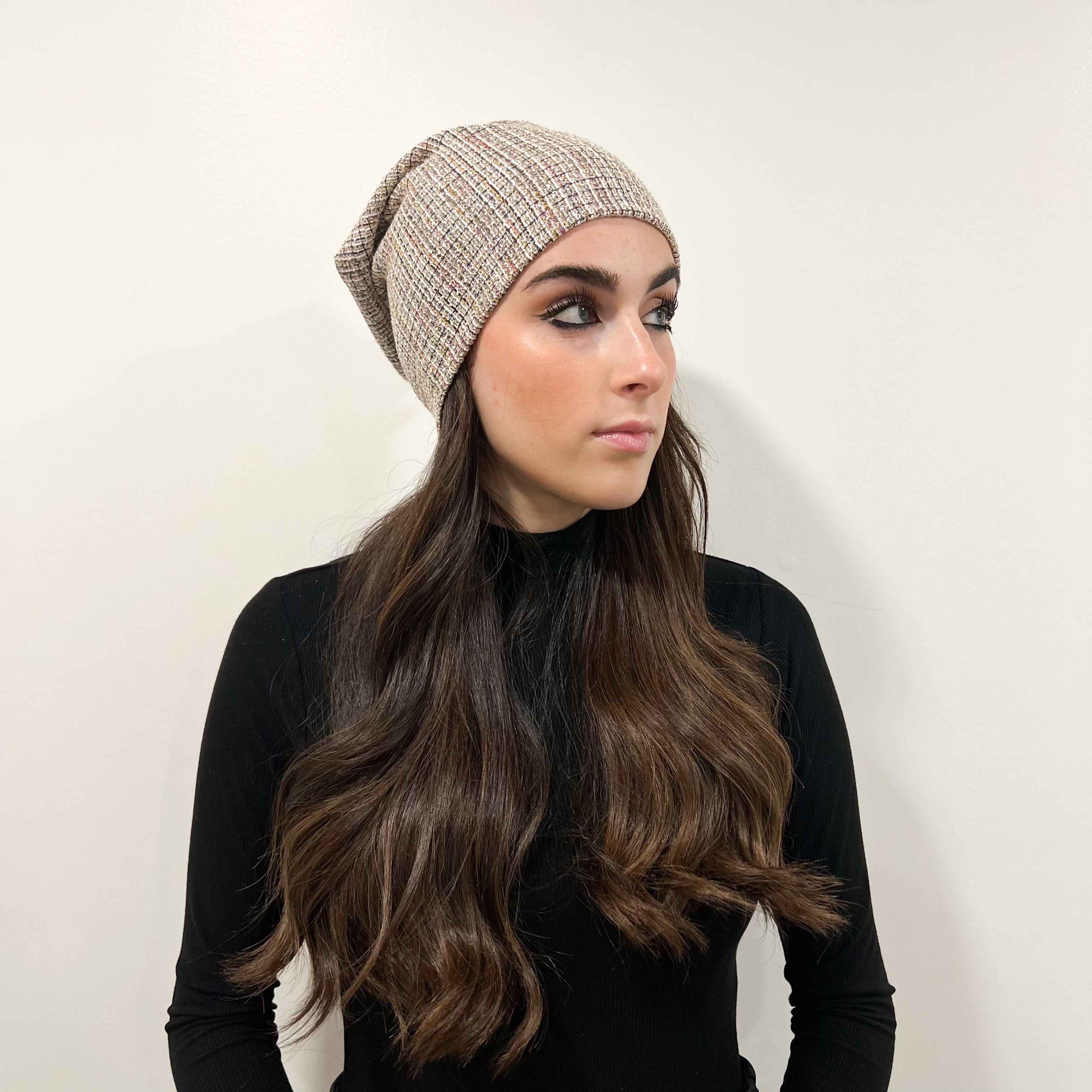 Elle Tweed Beanie