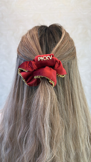 Cherry Velvet Scrunchie by PK HART
