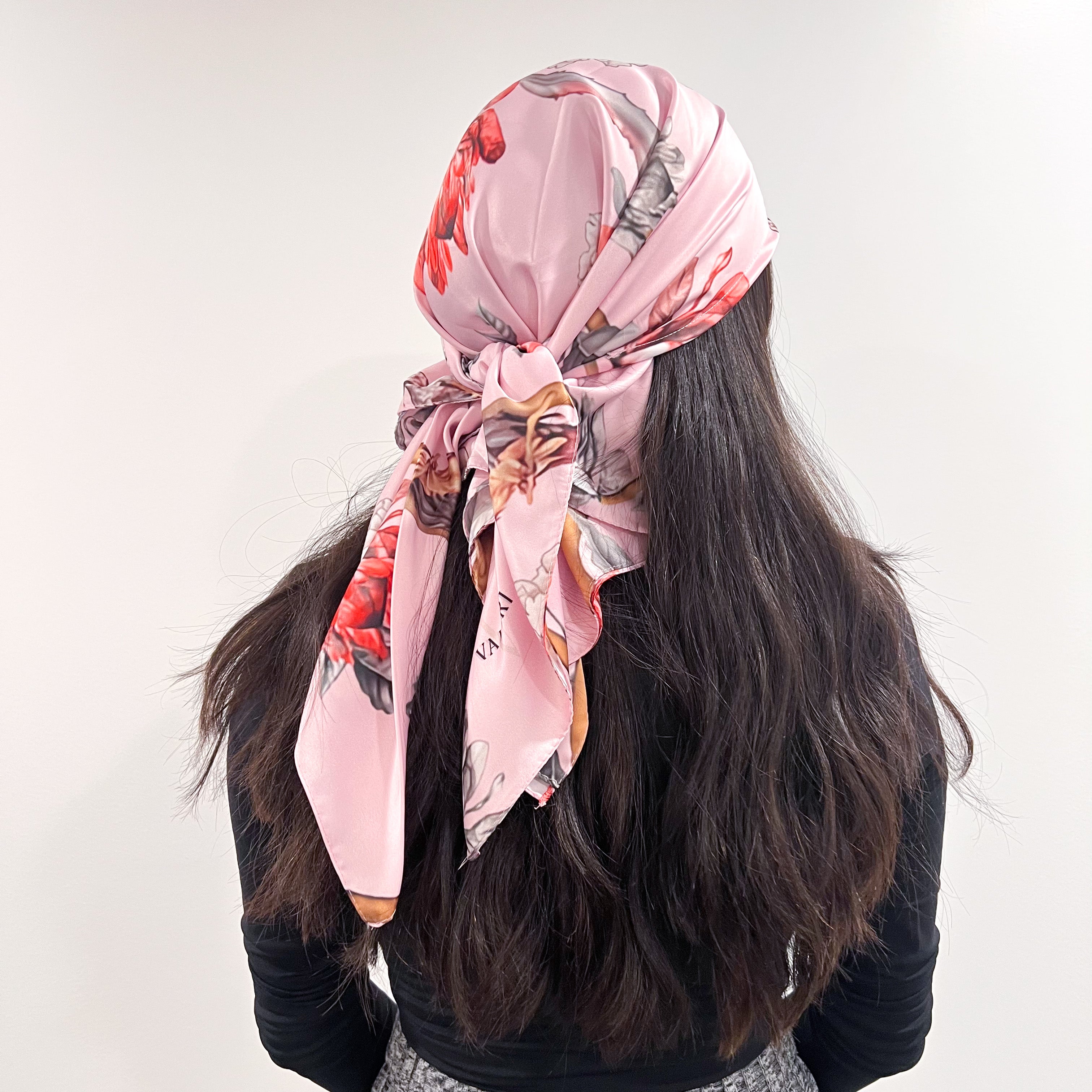 Chloe Satin Triangle Scarf