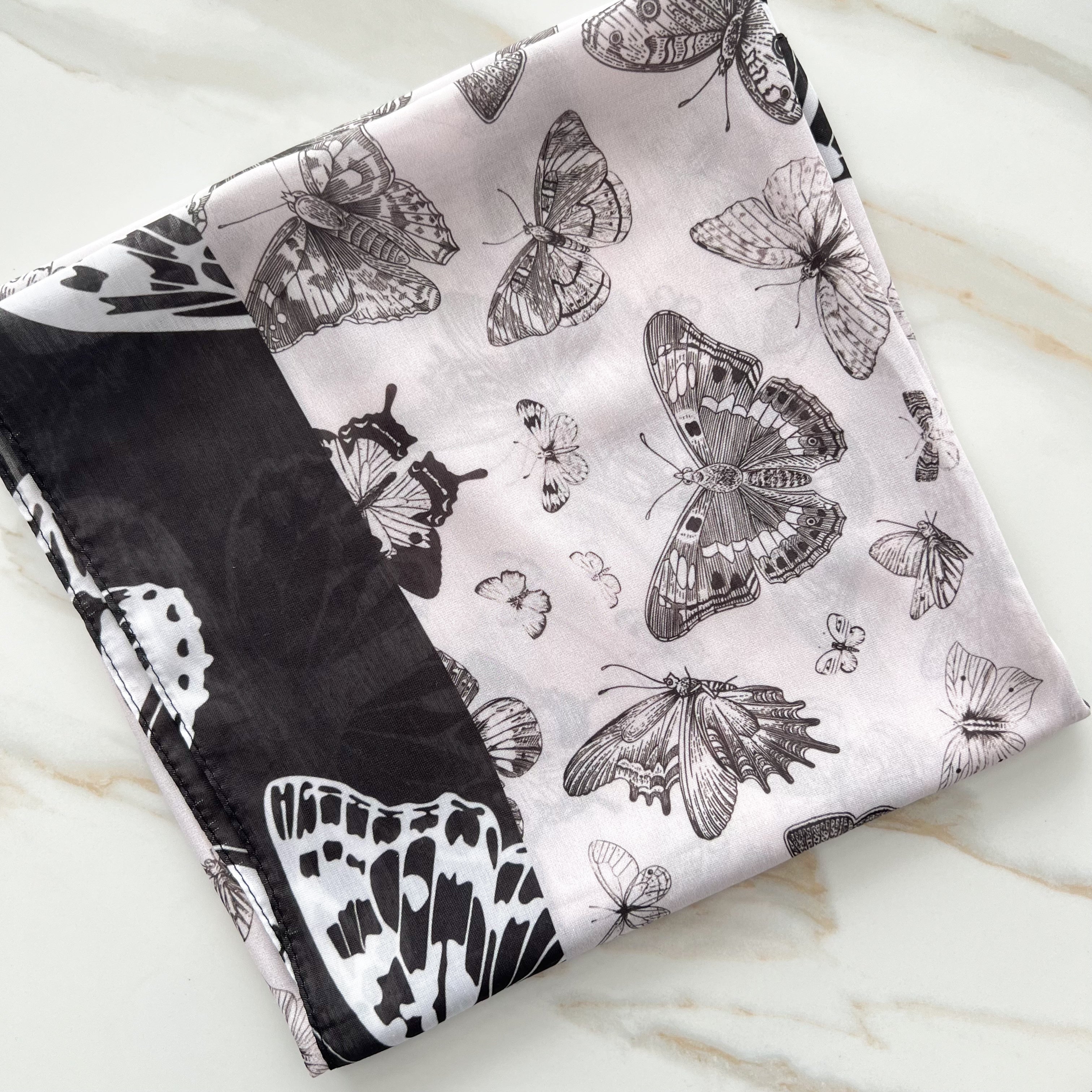 Butterfly Open Square Scarf