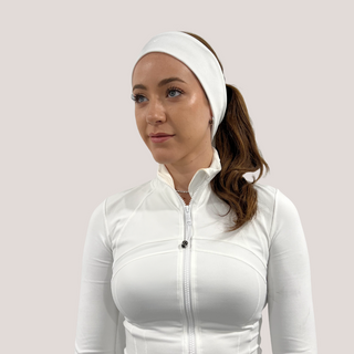 Kerria Yaffa Yoga X Valeri Headband- White