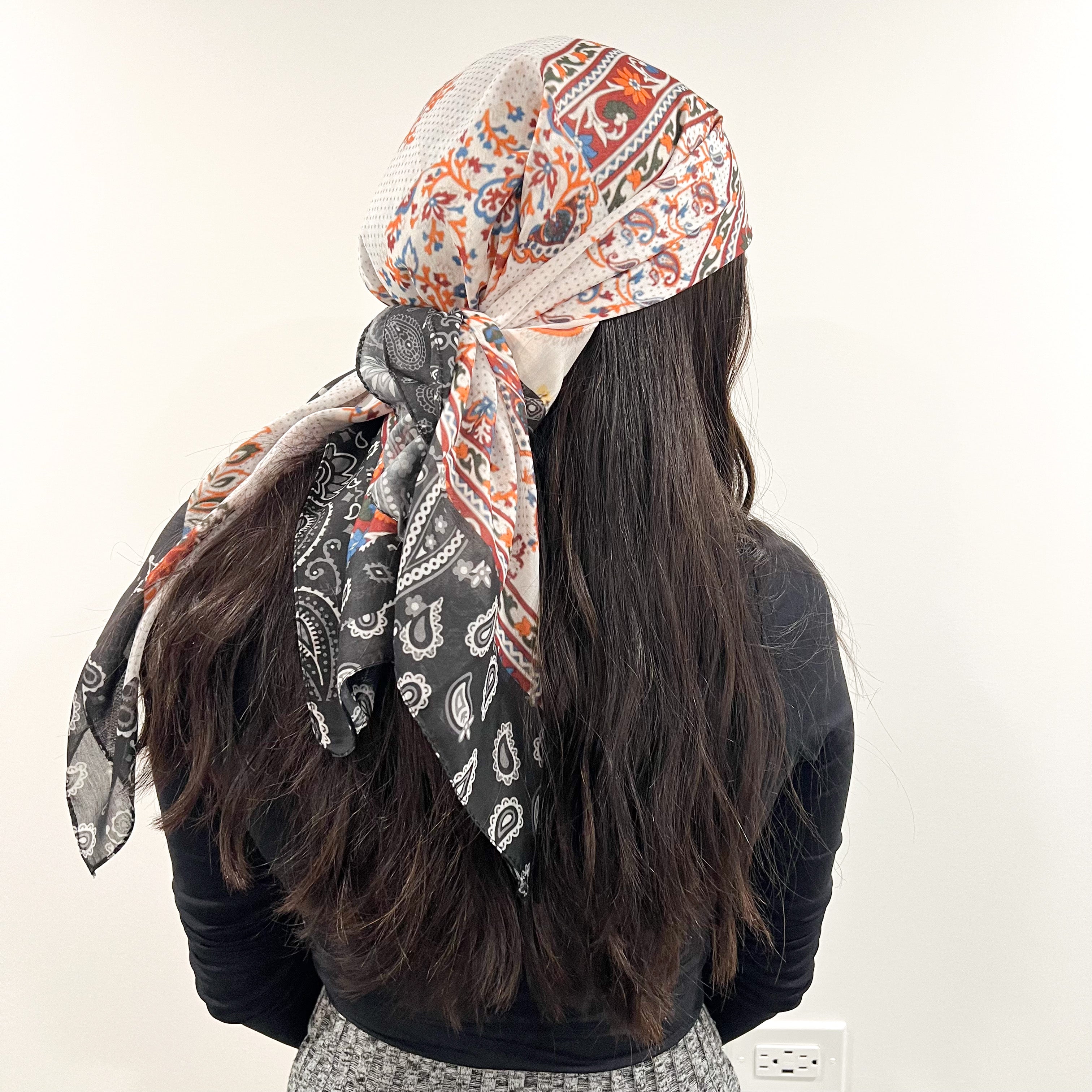 Beck Large Open Square Scarf