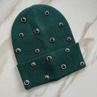Selene Emerald Cuff Beanie