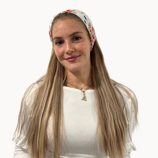 Floral Flutter Crinkle Wide Headband