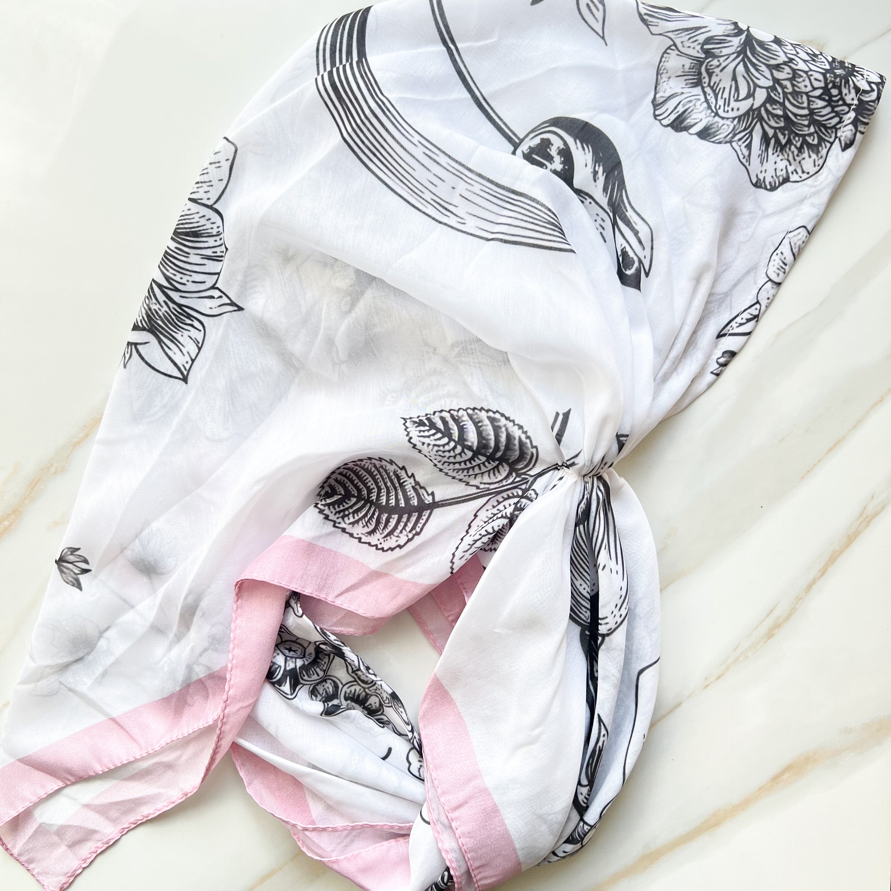 Fleur Open Pre-Tied Scarf