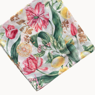 Lemon Petal Open Square Scarf