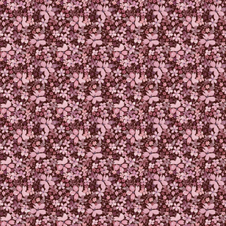 Rosewood Ditsy Triangle Scarf