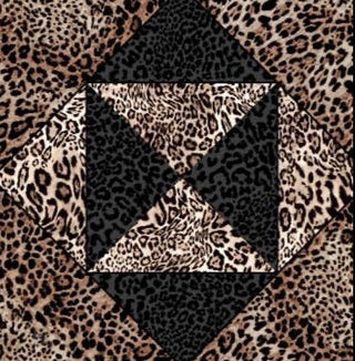 Leopard Mix Triangle Scarf