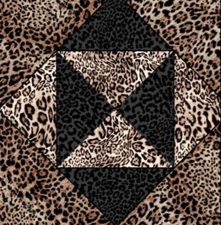 Leopard Mix Square Scarf