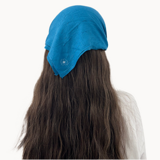 Jade Bamboo Crepe Ready-Tied Bandana