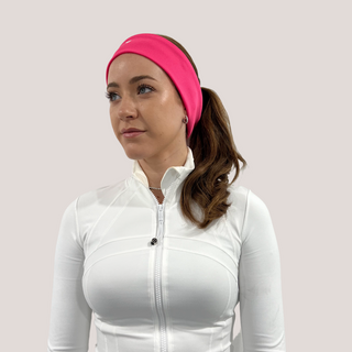 Kerria Yaffa Yoga X Valeri Headband- Hot Pink