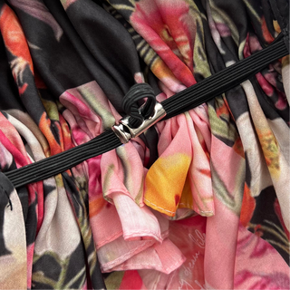 Chinoiserie Bloom Pre-Tied Scarf
