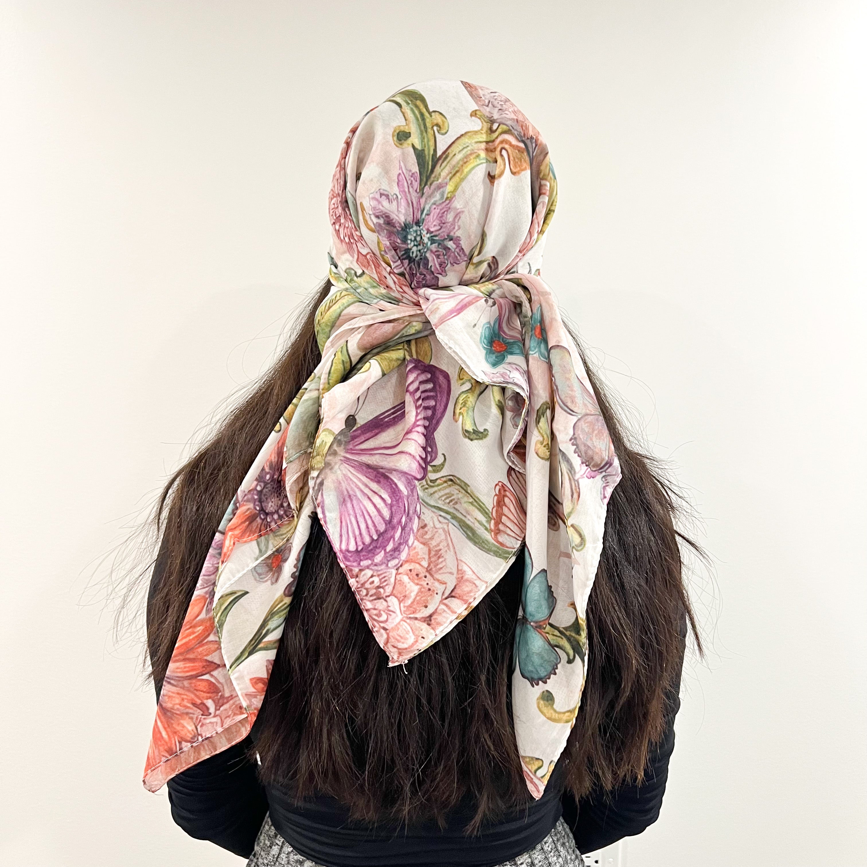 Cora Large Open Square Scarf