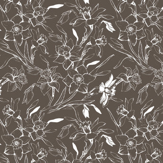 Cocoa Daffodil Ready Tied Bandana