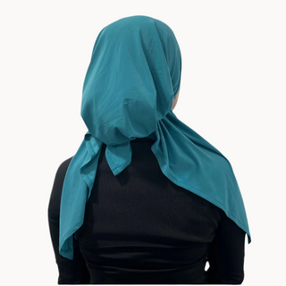Teal Sport Pre-Tied Scarf