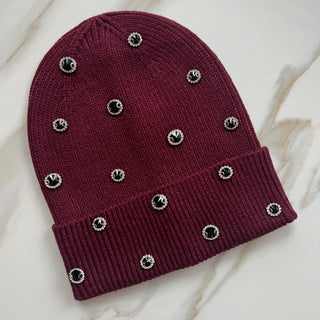 Selene Merlot Cuff Beanie