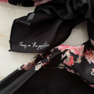 Peony Dreamscape Pre-Tied Scarf