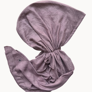 Dusty Purple Bamboo Crepe Pre-Tied Scarf